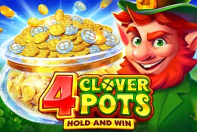 4 Clover Pots Hold and Win — слот EZCASH